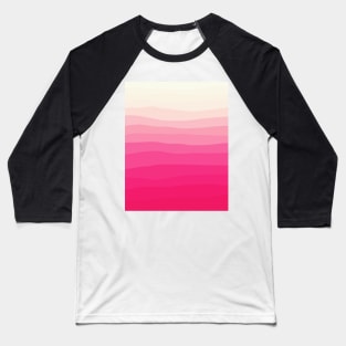 Abstract print, Pink ombre, Pink, Abstract art, Pattern, Modern art, Wall decor Baseball T-Shirt